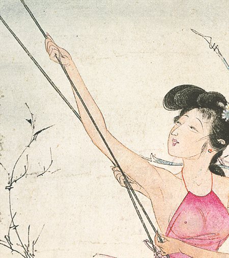 宁陵-胡也佛的仕女画和最知名的金瓶梅秘戏图